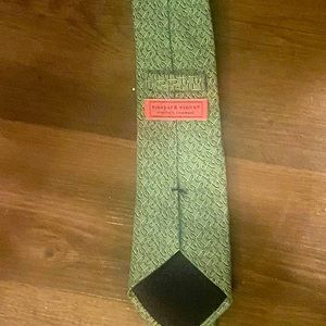 Men’s Vineyard Vine Dark green tie with anchors